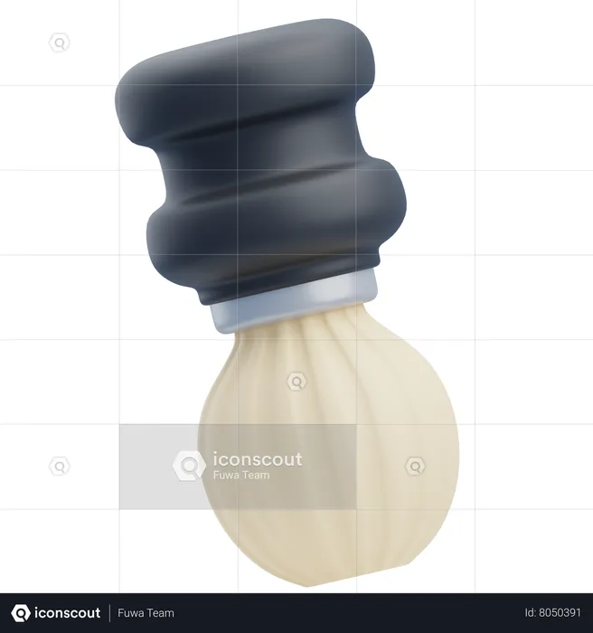 Shave Brush  3D Icon