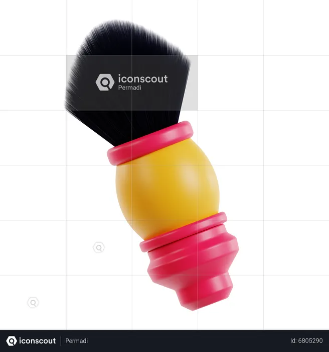 Shaving Brush  3D Icon