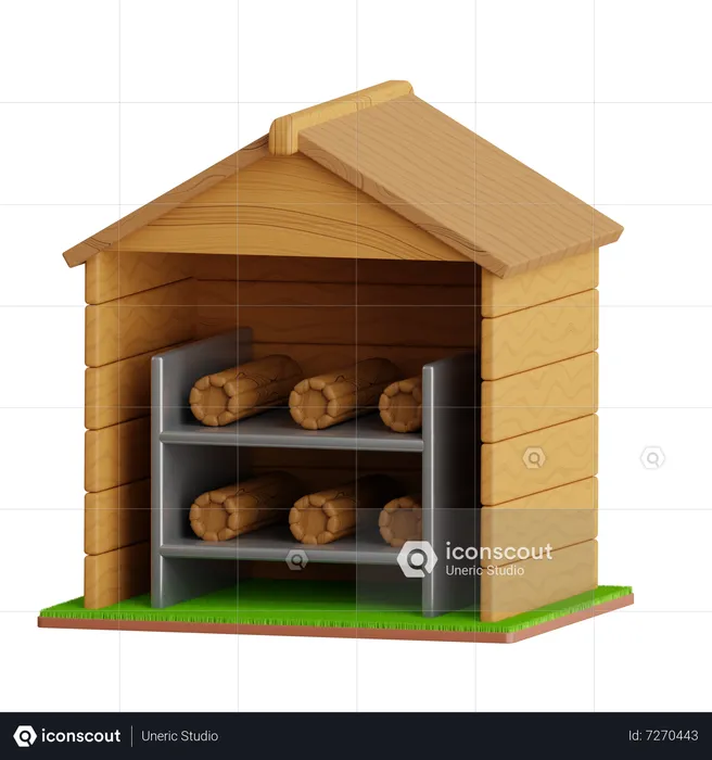 Shed  3D Icon