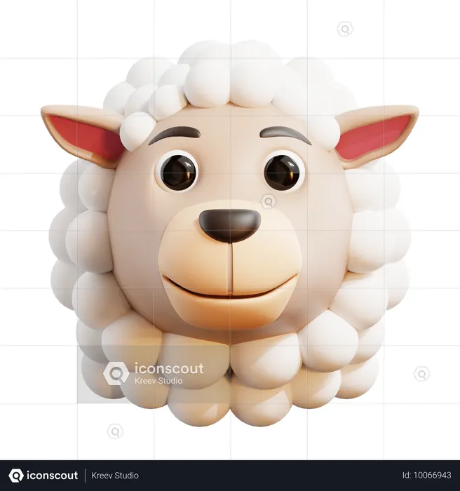 羊  3D Icon