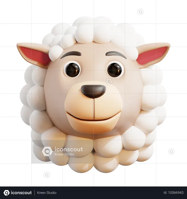 Sheep  3D Icon