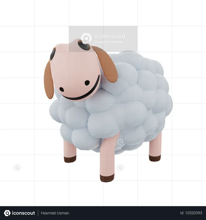 Sheep  3D Icon