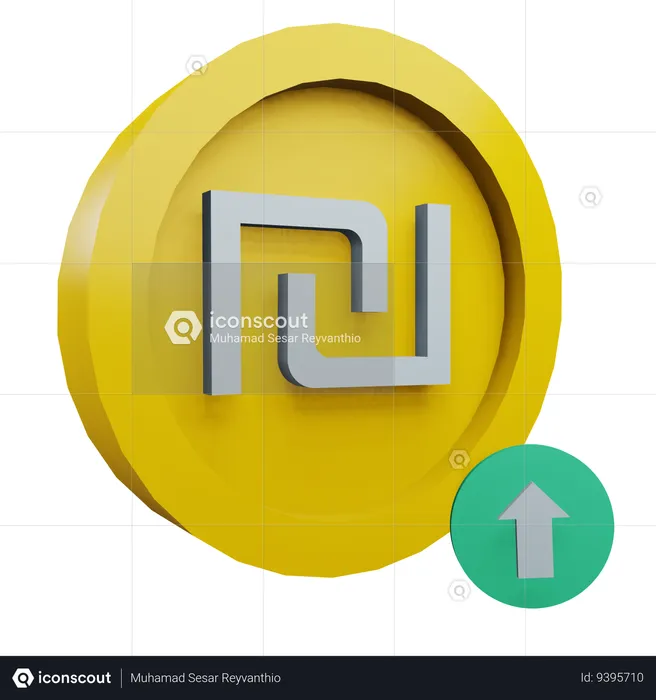 Shekel  3D Icon