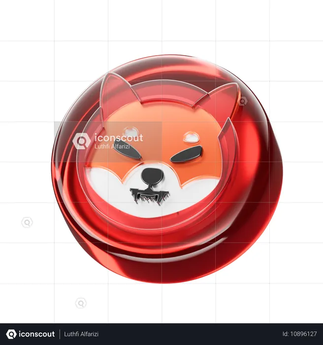 Shiba Inu  3D Icon