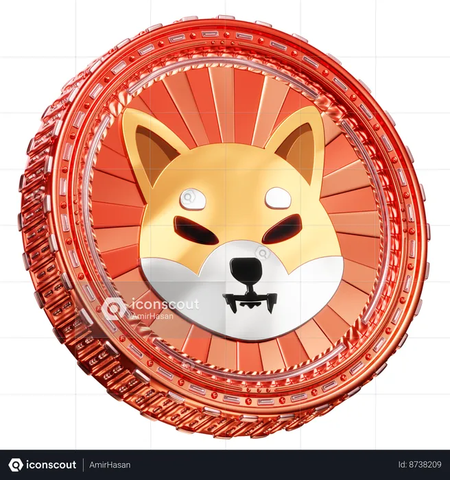 Shiba Inu  3D Icon