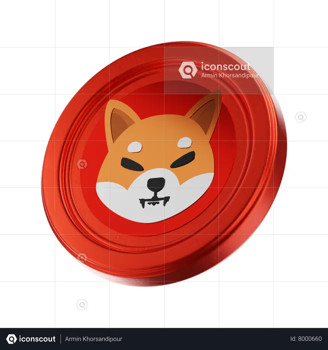 Shiba Inu  3D Icon