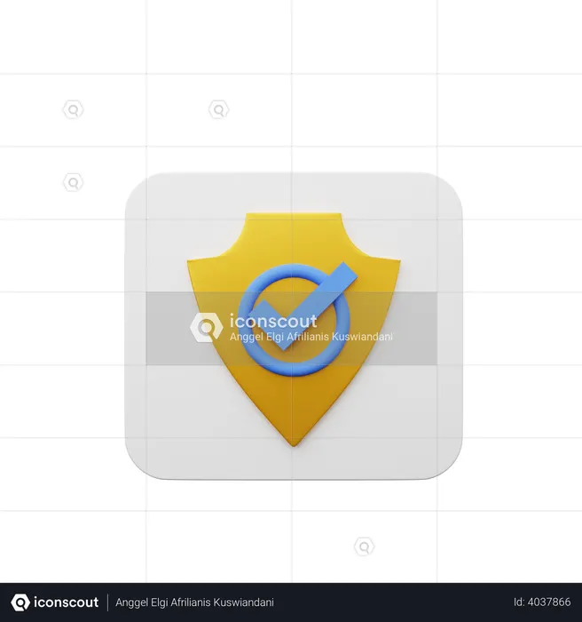 Shield  3D Illustration
