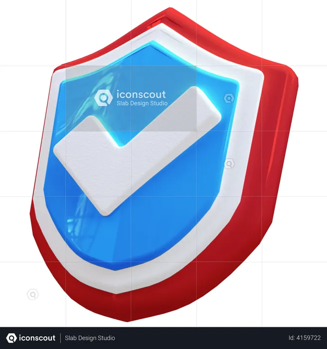 Shield  3D Illustration