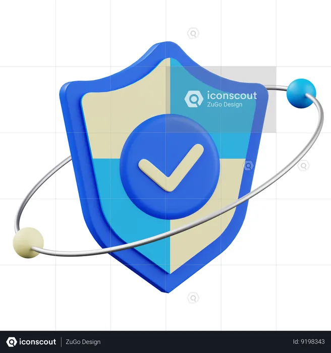 Shield Security  3D Icon