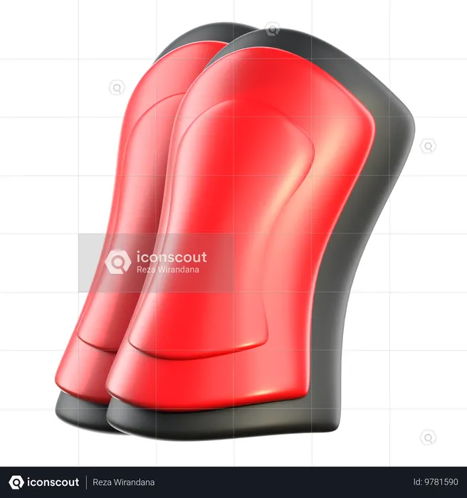 Shin Guards  3D Icon