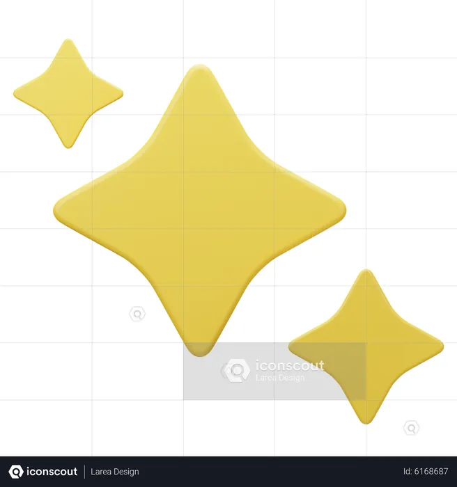 Shining Star  3D Icon