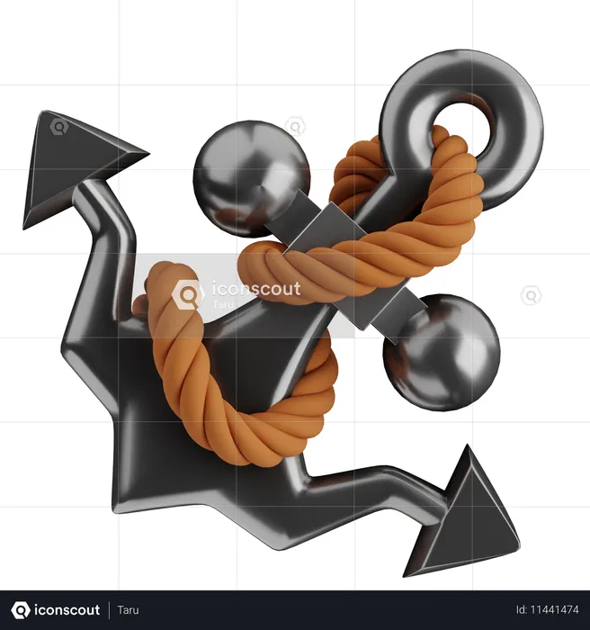 Ship Hook  3D Icon