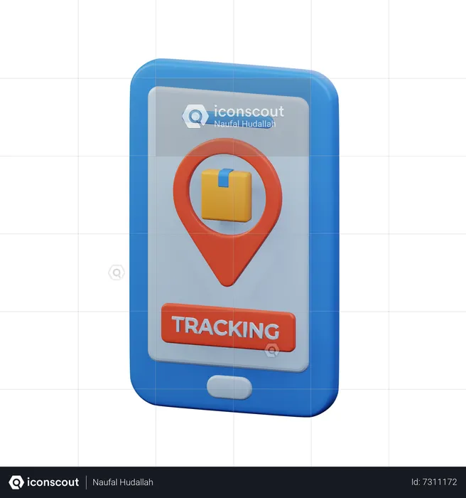 Shipment Tracking  3D Icon