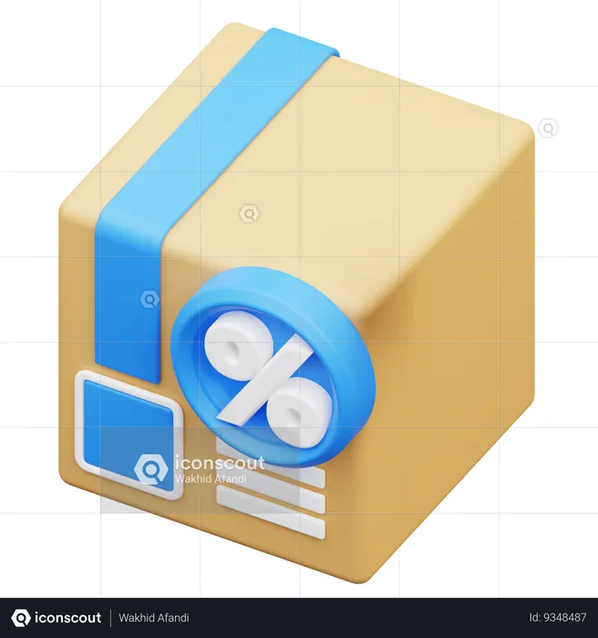 Shipping Cost Discount  3D Icon