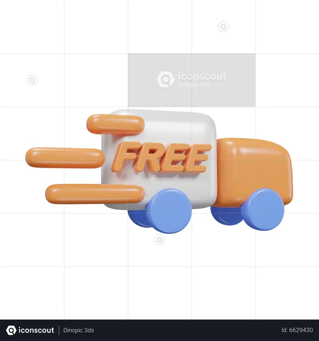 Shipping free  3D Icon