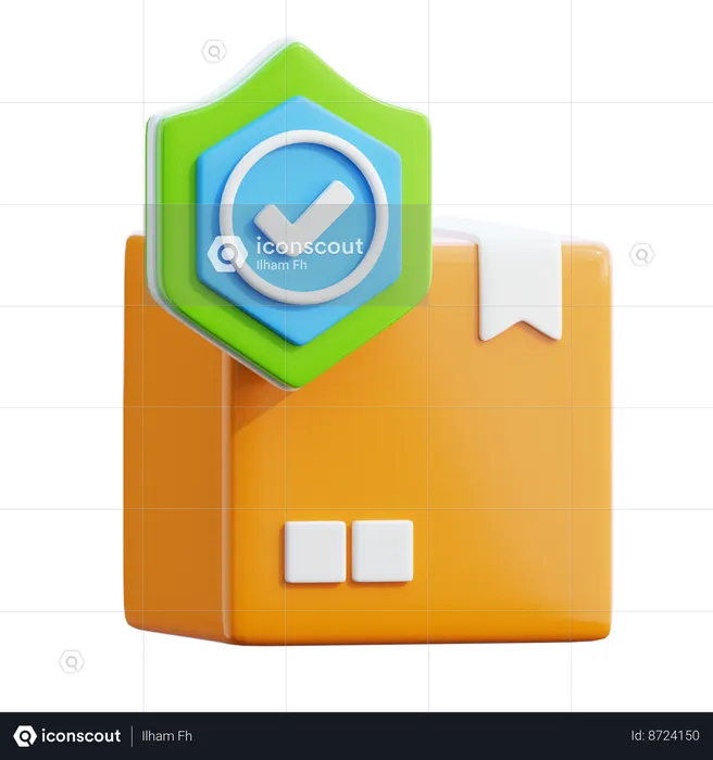 Shipping Insurance  3D Icon