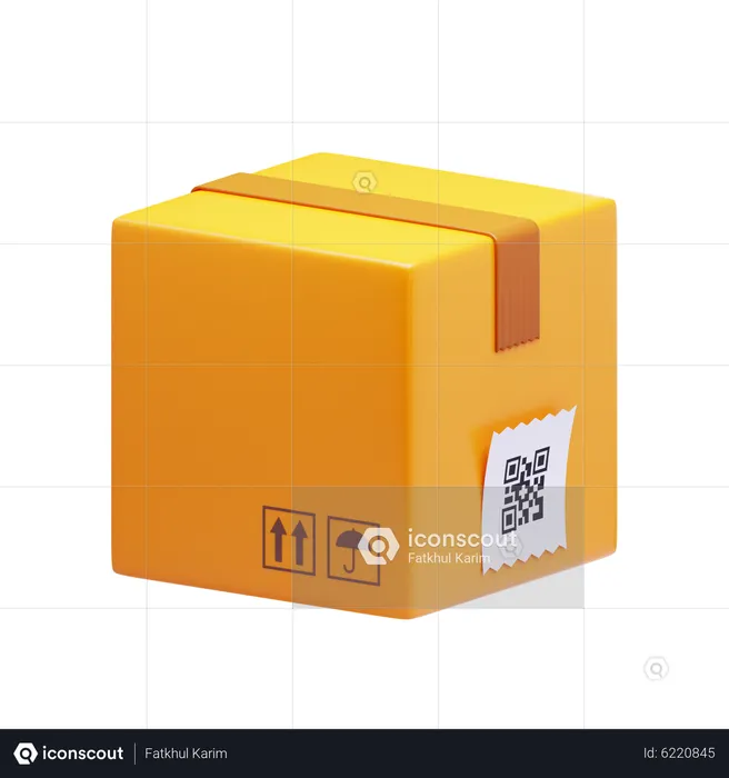 Shipping Package  3D Icon