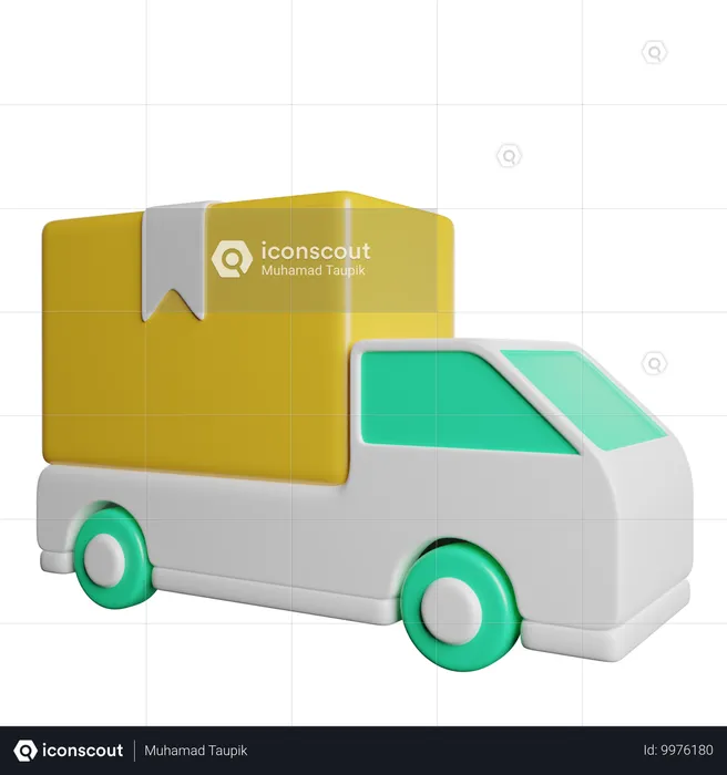 Shipping van  3D Icon