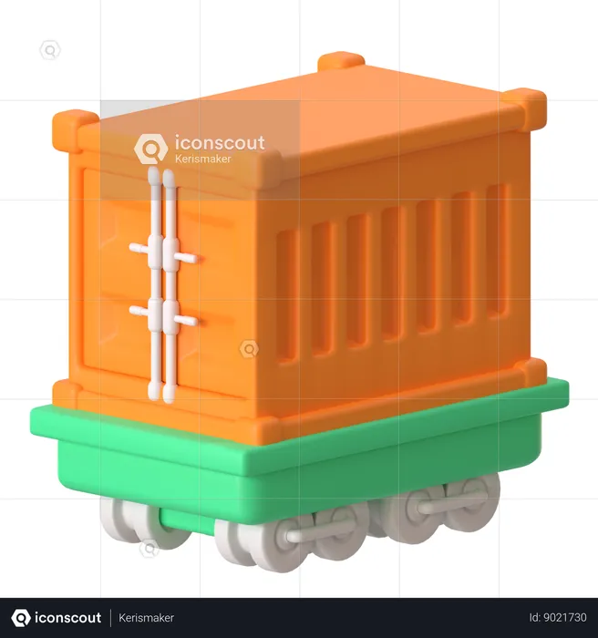 Shipping Wagon  3D Icon