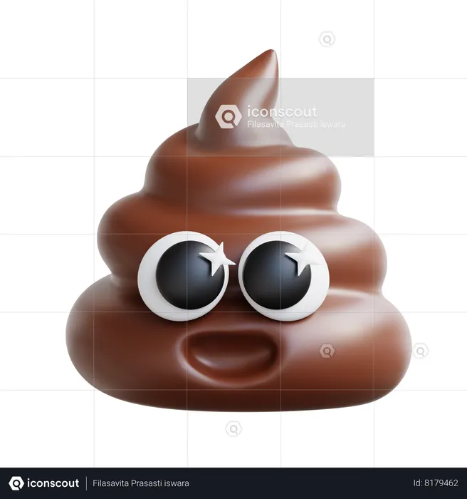 Shit Emoji 3D Icon