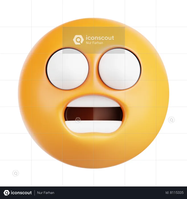 Shocked  3D Icon