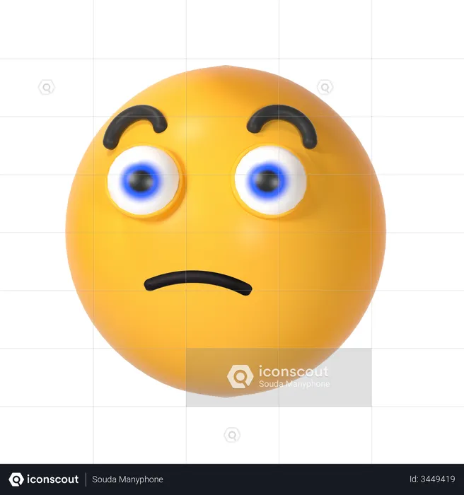 Shocked Emoji 3D Emoji