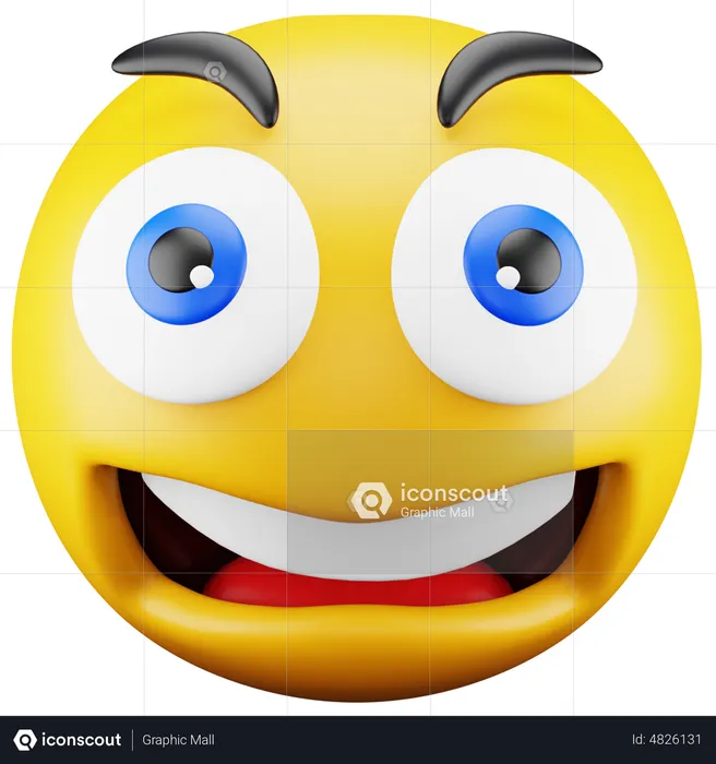 Shocked Emoji Emoji 3D Icon