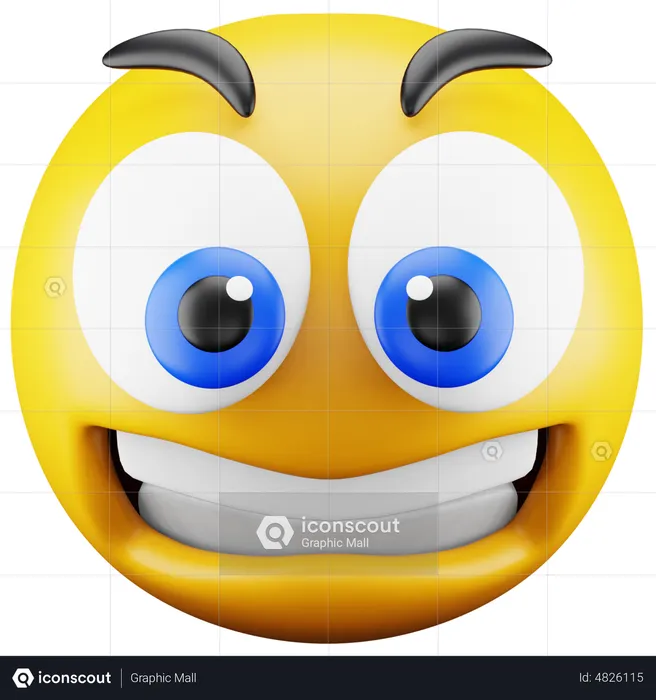 Shocked Emoji Emoji 3D Icon