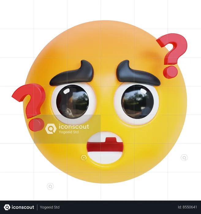 Shocked Face  3D Icon