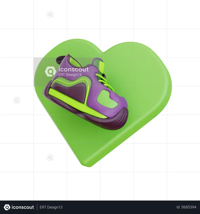 Shoes Love  3D Icon