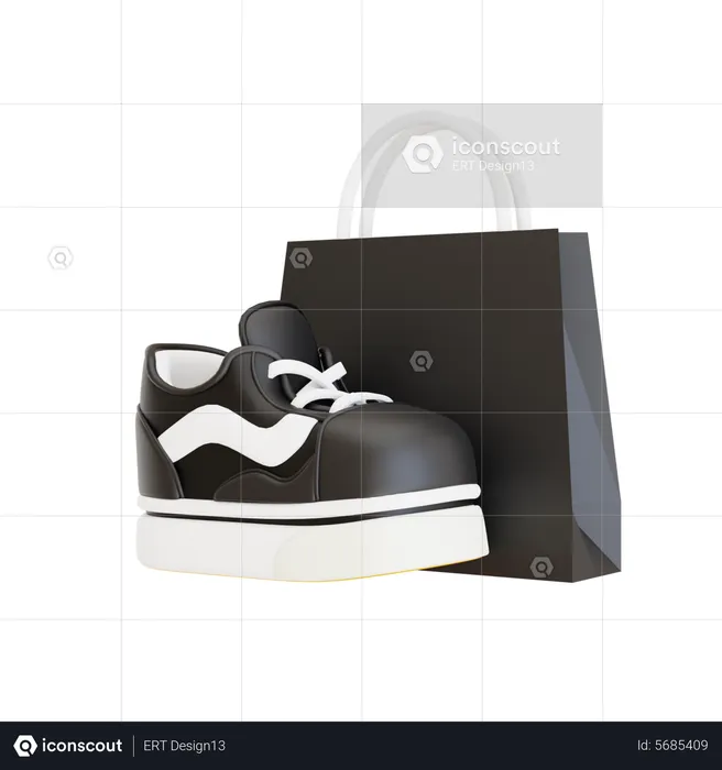 Shoes Shopping  3D Icon