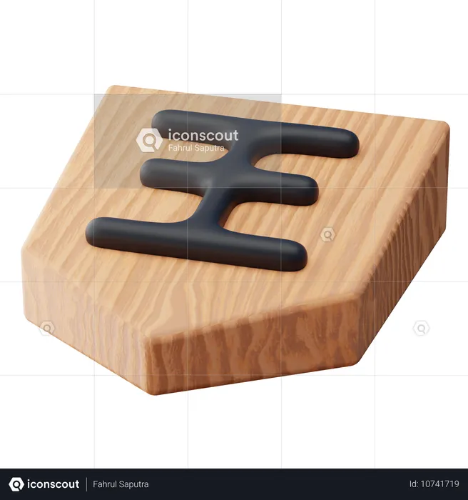 Shogi piece  3D Icon