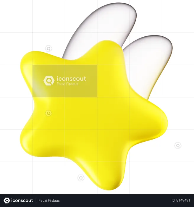 Shooting Star  3D Icon