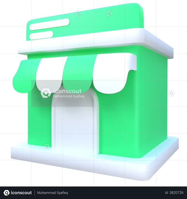 Shop  3D Illustration