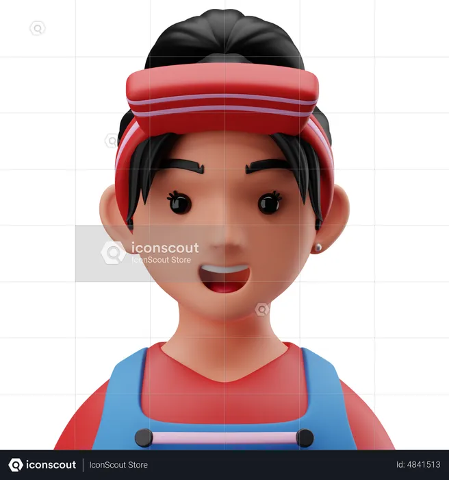 Shop Assistant  3D Icon
