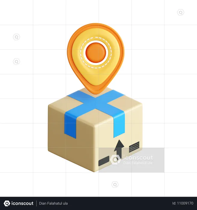 Shop Location  3D Icon