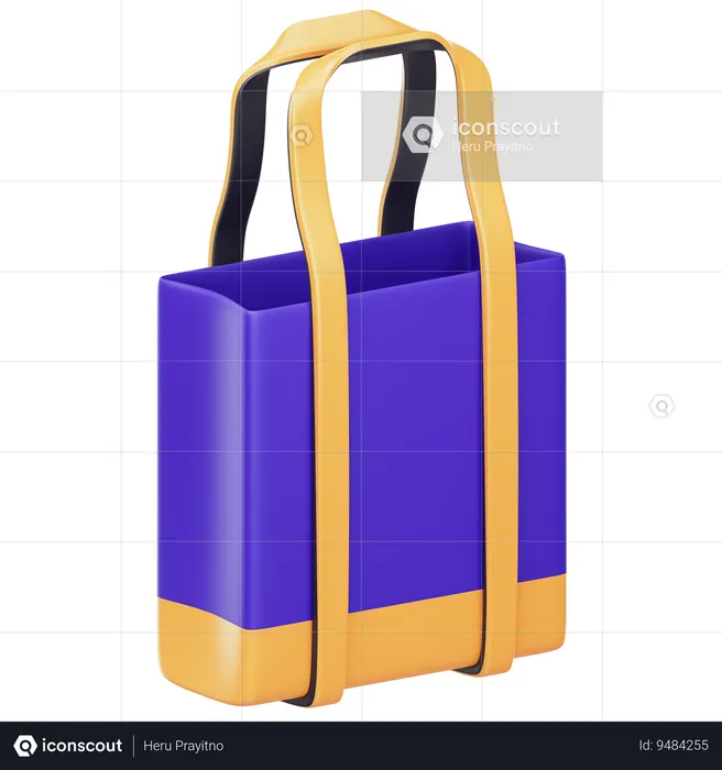 Shopper Bag  3D Icon