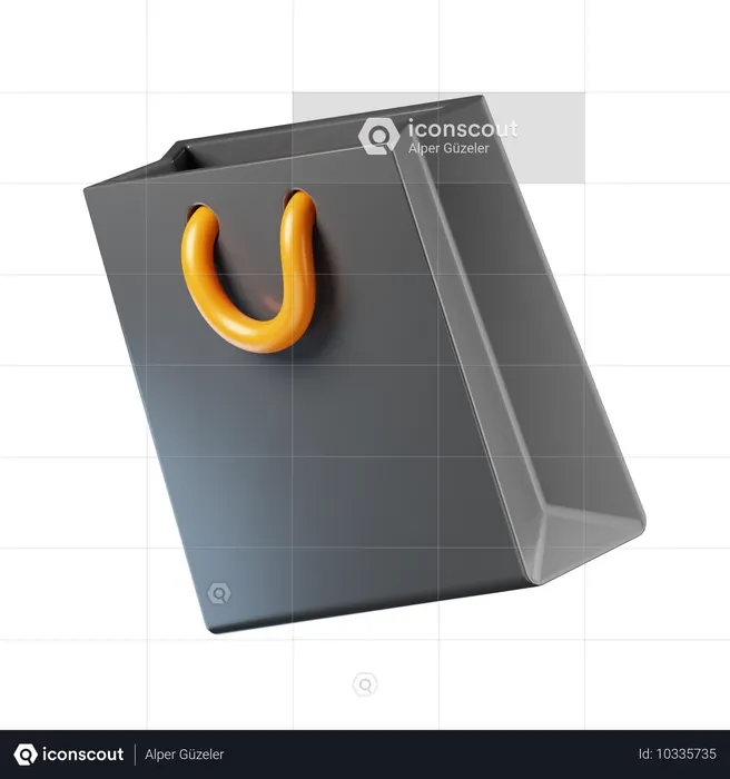 쇼핑백  3D Icon