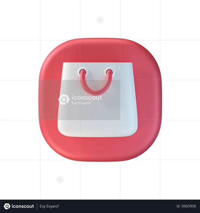 Shopping Bag  3D Icon