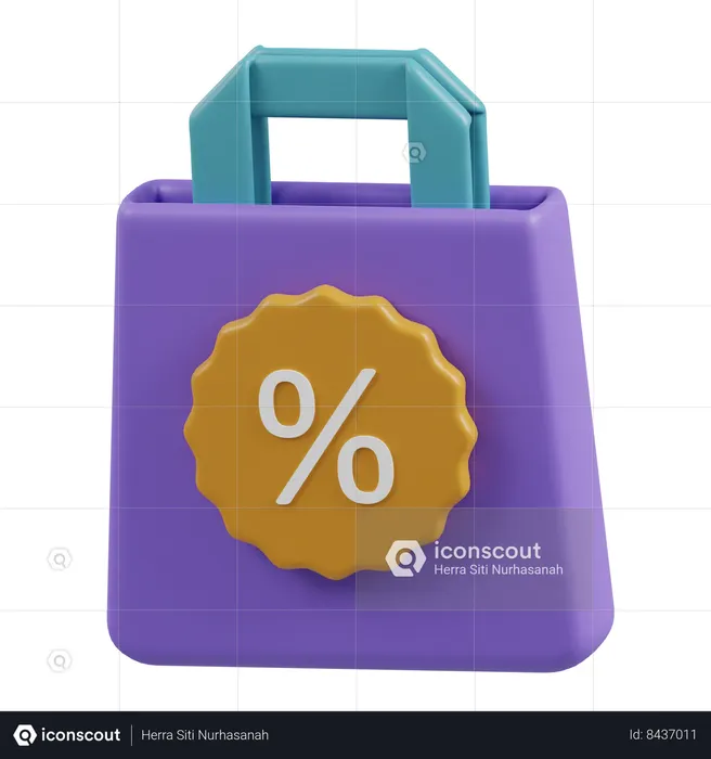 Shopping Bag  3D Icon