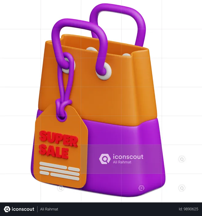 Shopping bag  3D Icon