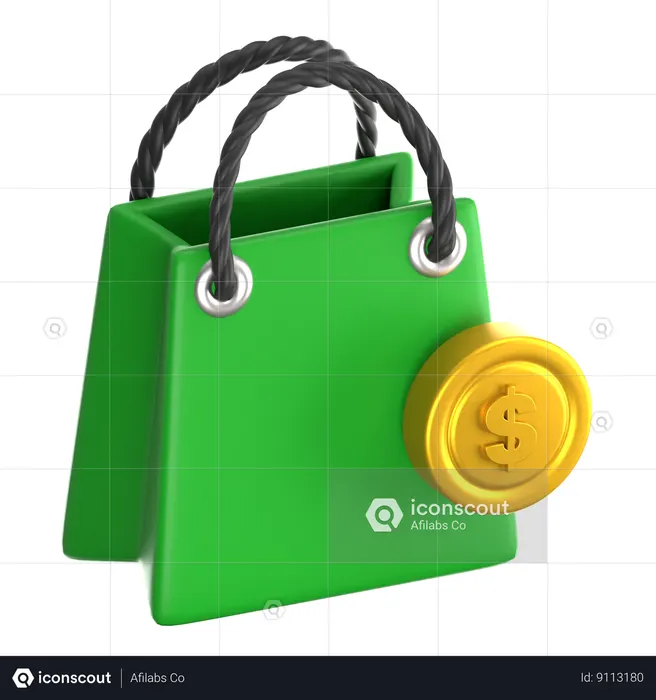Shopping Bag  3D Icon
