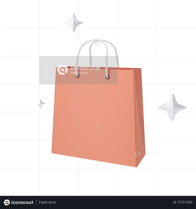 Shopping Bag  3D Icon