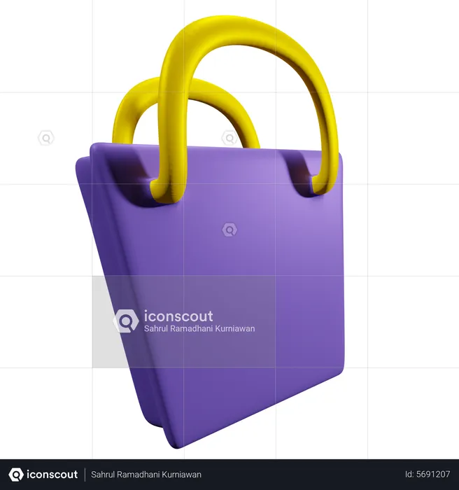 Shopping bag  3D Icon