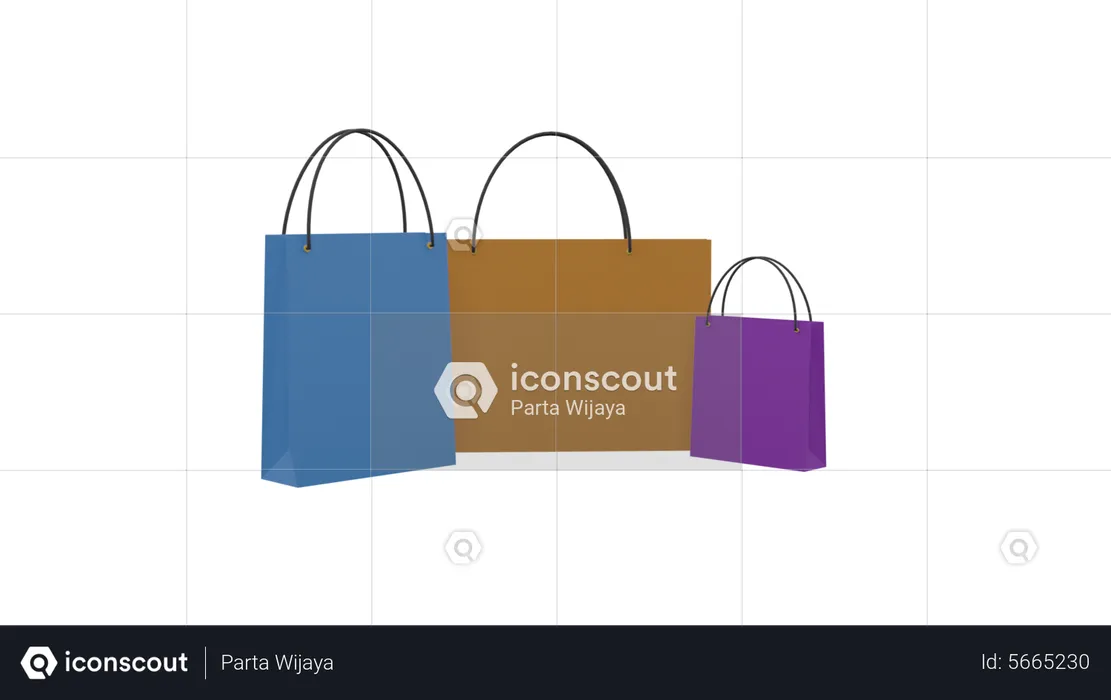 Shopping Bag  3D Icon