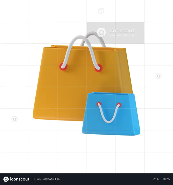 Shopping Bag  3D Illustration