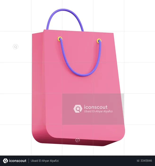 Shopping Bag  3D Illustration