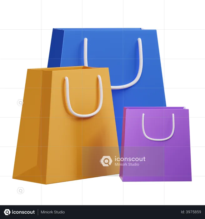 Shopping Bag  3D Illustration