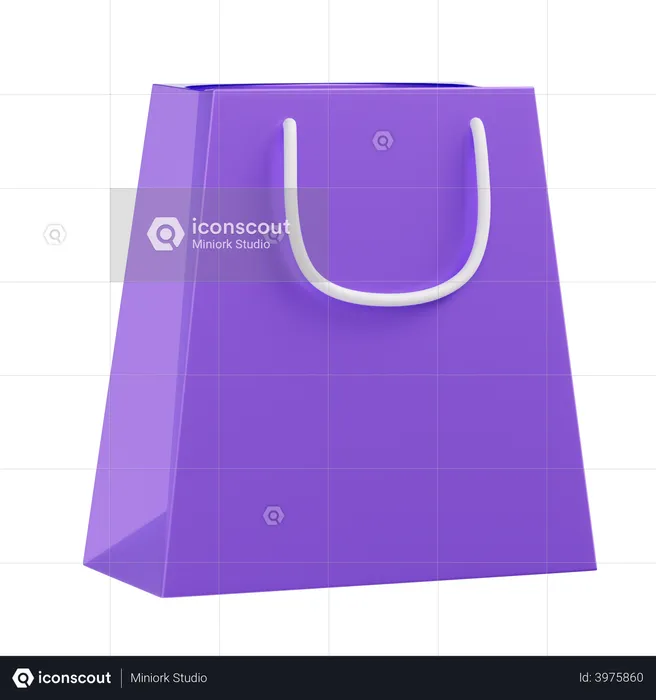 Shopping Bag  3D Illustration