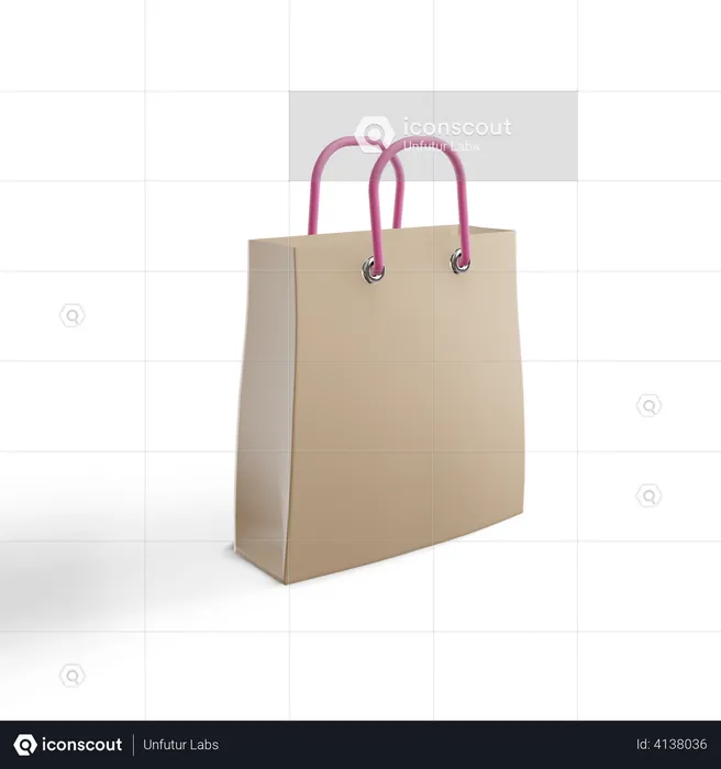 Shopping Bag  3D Illustration